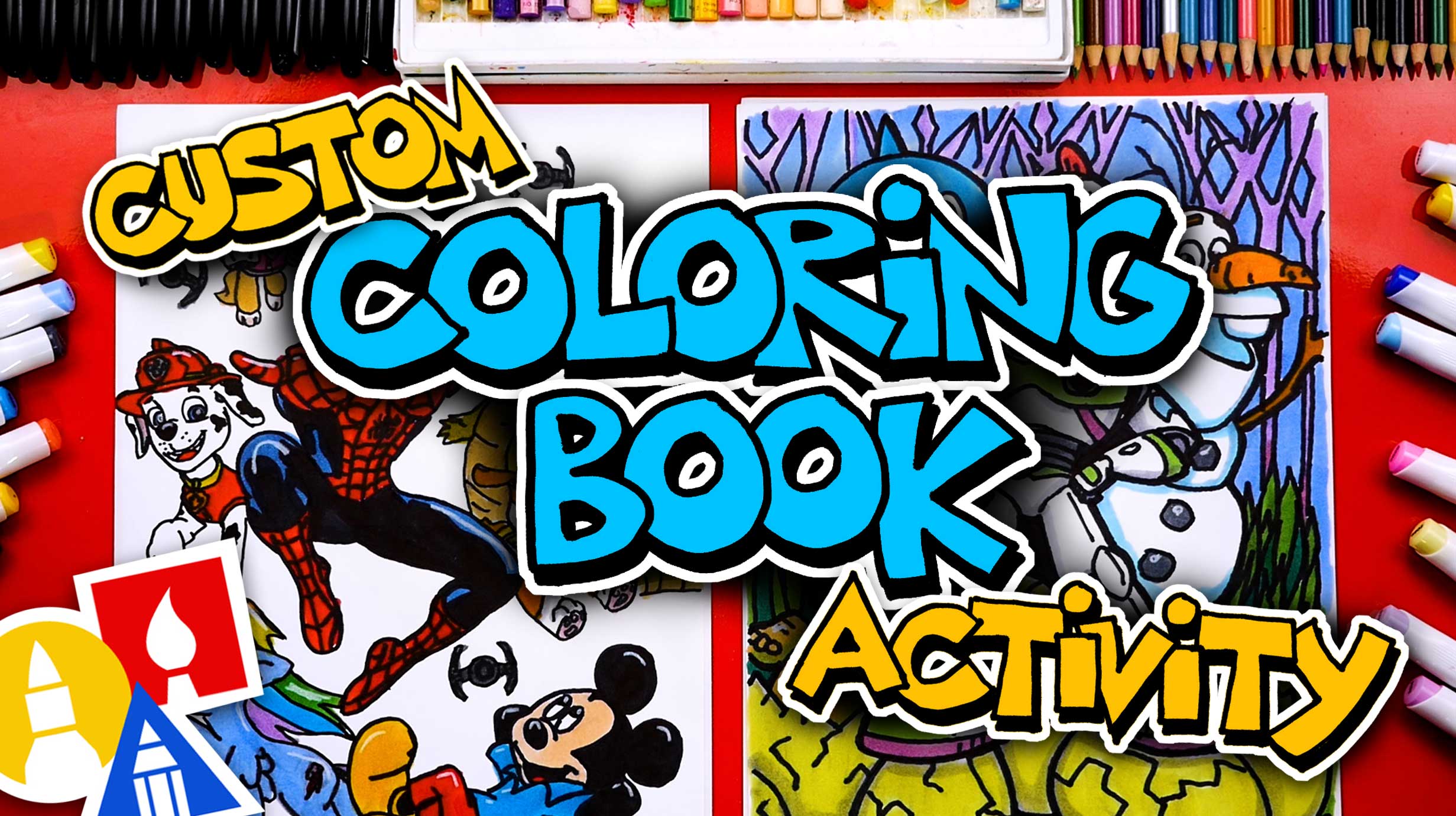 Happy Coloring Book Day ~ Custom Coloring Page Activity 