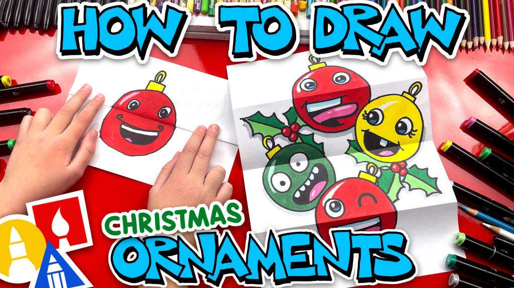 how to draw christmas stuff easy
