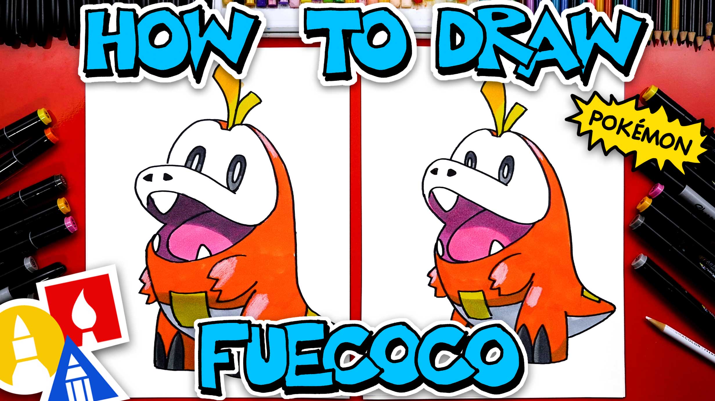 How to Draw Psyduck from Pokemon – Draw with Richie