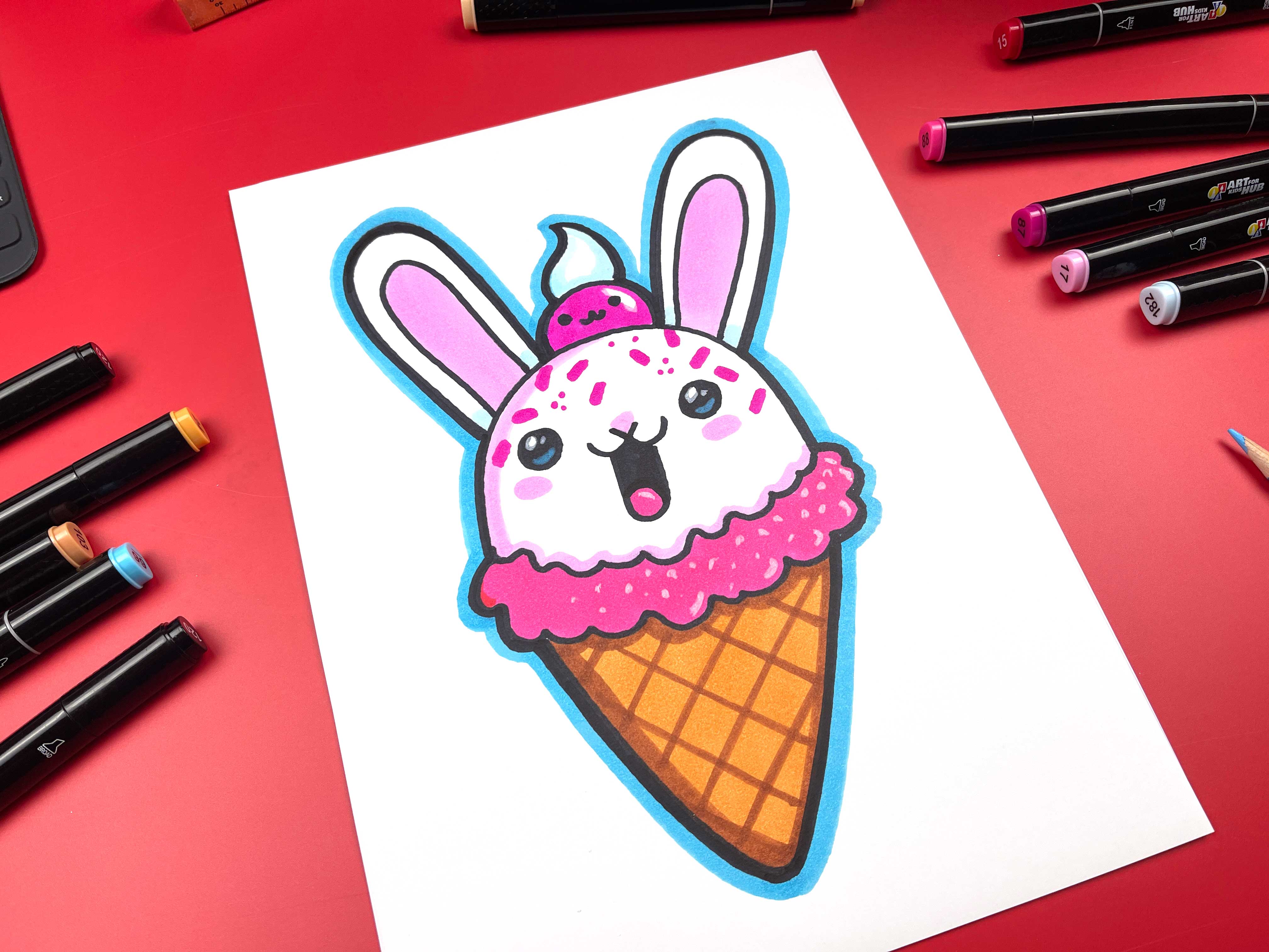 Ice Cream Sundae Drawing - HelloArtsy-saigonsouth.com.vn