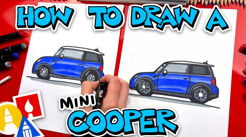how to draw a car step by step for kids