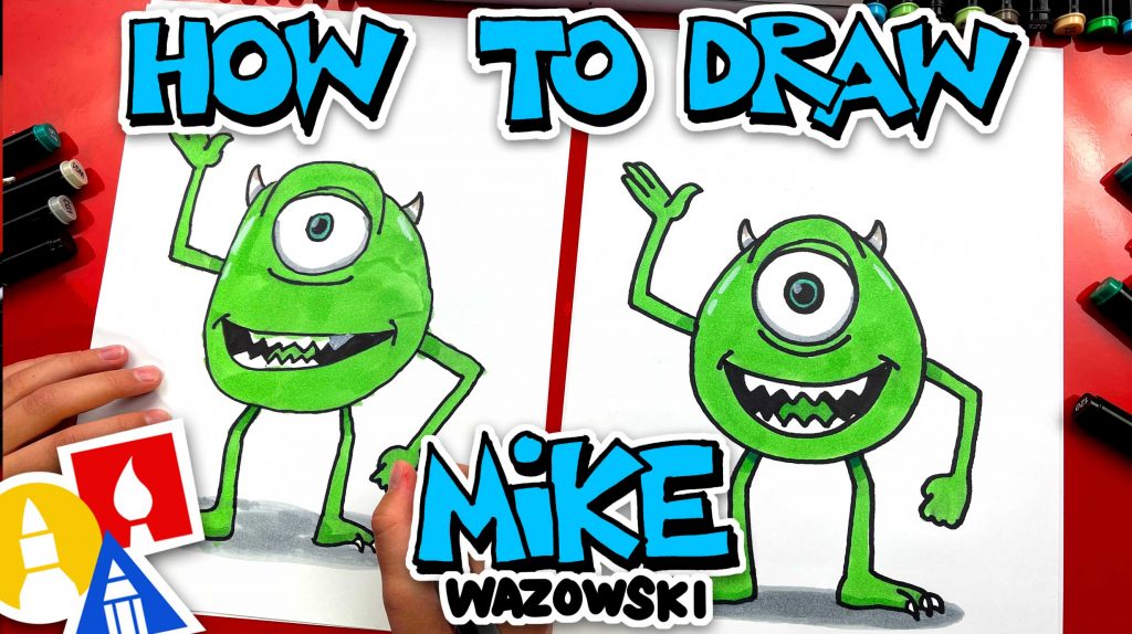 how to draw monsters inc characters step by step