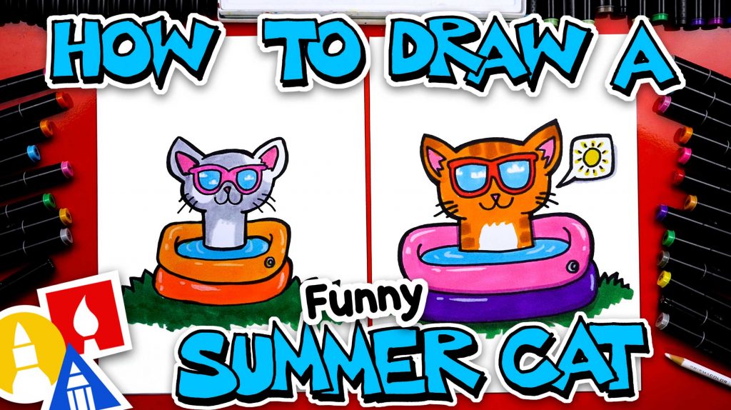 Munch Cats Drawing Game Plus SYA - Art For Kids Hub 