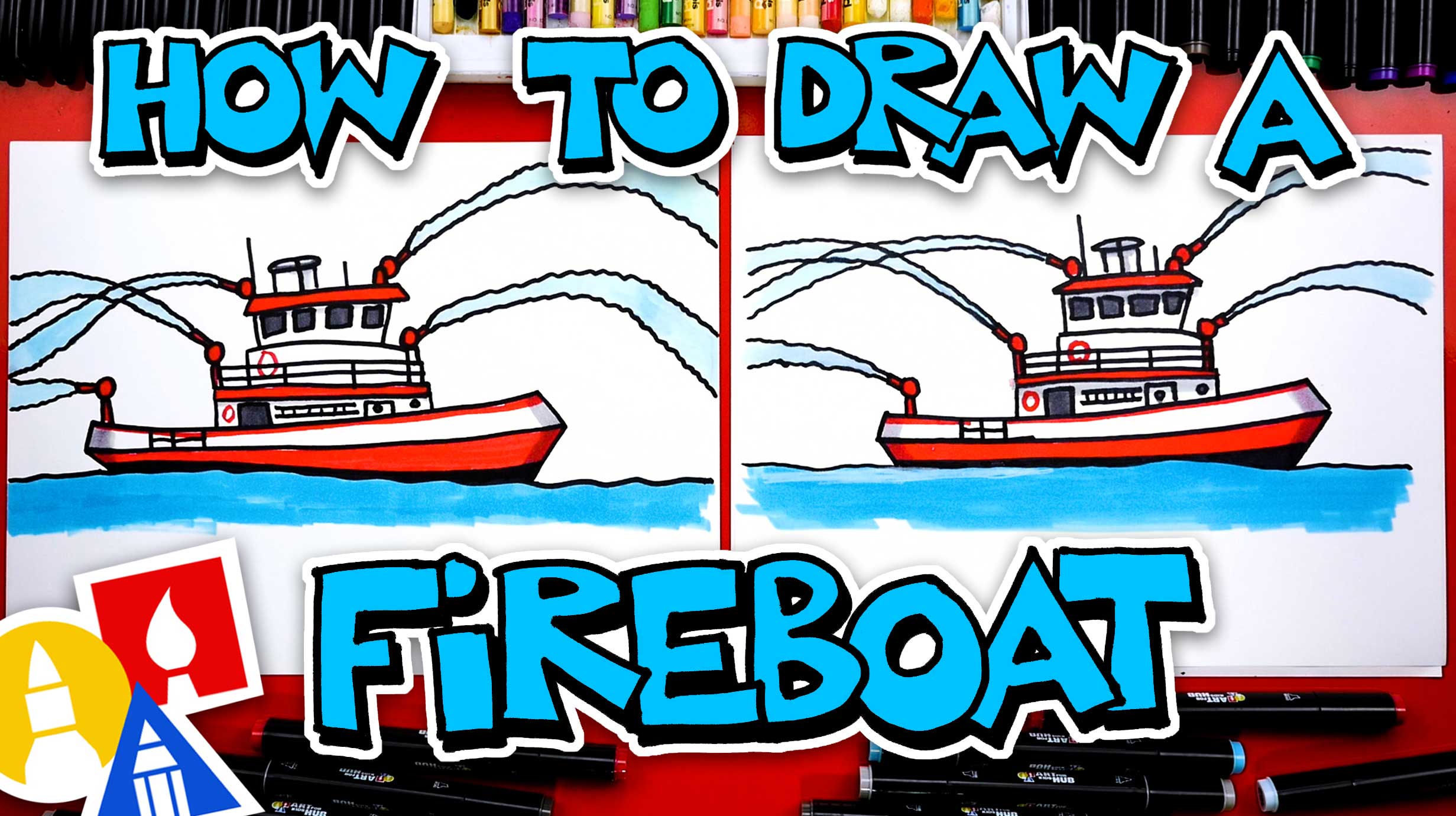 How to Draw a Boat for Kids - How to Draw Easy-saigonsouth.com.vn