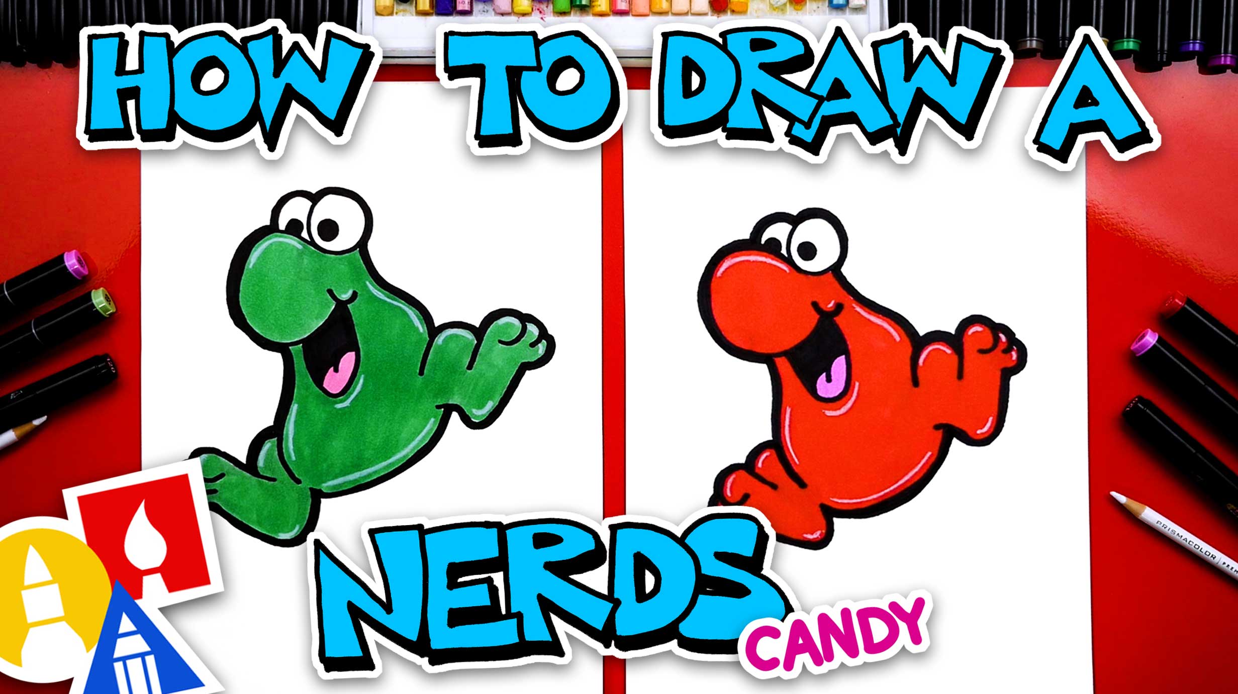 How To Draw Nerds Candy Art For Kids Hub