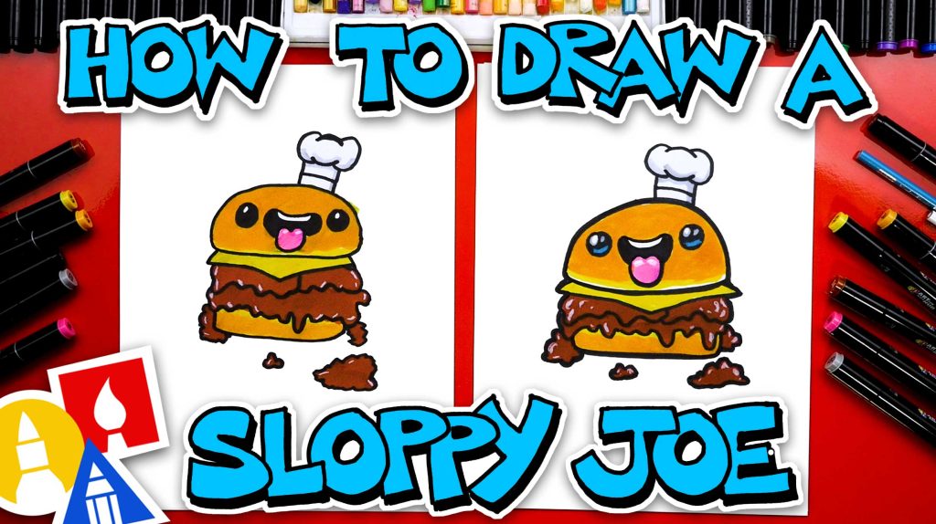 How To Draw A Funny Cartoon Sloppy Joe thumbnail